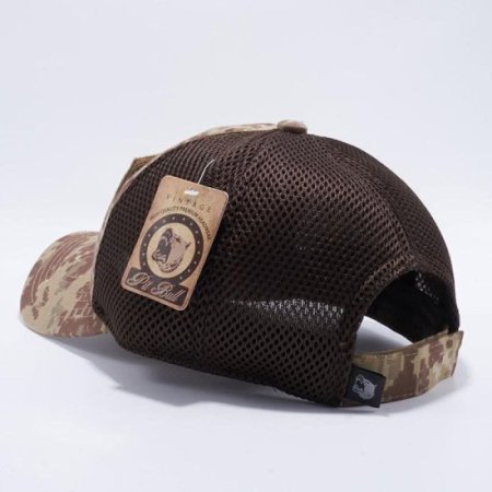(image for) Desert Digital Camo American Flag Velcro Patch Hat 