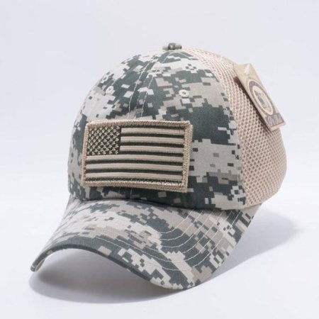 (image for) Digital Camo American Flag Velcro Patch Hat 