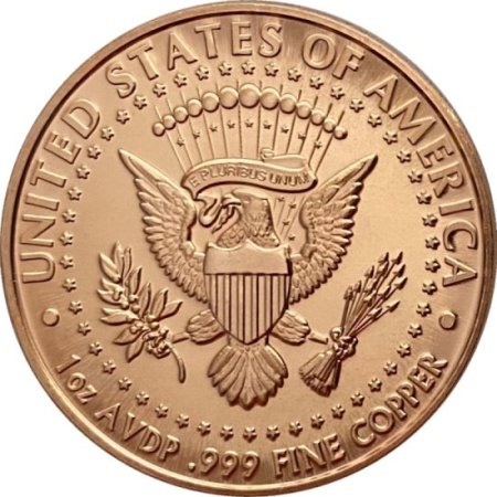 (image for) Donald J. Trump's Space Force 1 oz .999 Pure Copper Round