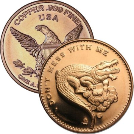 (image for) Don't Mess With Me 1 oz .999 Pure Copper Round
