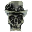 (image for) Dandy Skull In Nickel Silver By Evgeniy Golosov