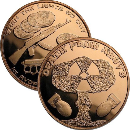 (image for) Death From Above 1 oz .999 Pure Copper Round