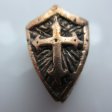 (image for) Crusader Cross Shield (Decorative) in Copper by Sosa Beadworx