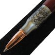 (image for) Deer Hunter Bolt Action Pen in (Padauk) Antique Pewter/Rose Gold