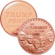 (image for) Donald J. Trump ~ Deplorables (Disme) 1 oz .999 Pure Copper Round