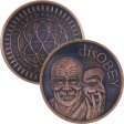(image for) disOBEY Dalai Lama #36 (2017 Silver Shield Mini Mintage) 1 oz .999 Pure Copper Round (Black Patina) 
