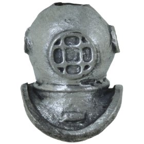 Diving Helmet Bead in Pewter by Marco Magallona