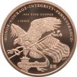 (image for) Donald J. Trump ~ 45th President (Golden State Mint) 1 oz .999 Pure Copper Round