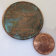 (image for) Don't Tread On Me 1 oz .999 Pure Copper Round (Silver Shield) (Verde Patina)