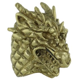 Dragonhead in Brass by Covenant Everyday Gear