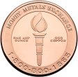 (image for) Don't Tread On Me 1 oz .999 Pure Copper Round (Money Metals Exchange)