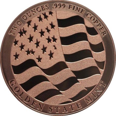 (image for) Eagle - Strength, Freedom, Pride 2 oz .999 Pure Copper Round