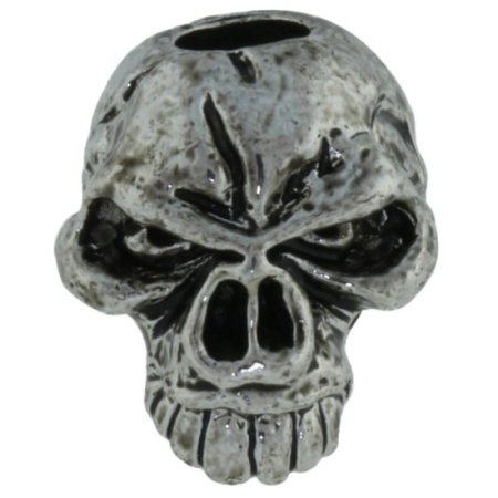 (image for) Emerson Skull Bead in Antique Rhodium Finish by Schmuckatelli Co.