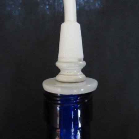 (image for) Edison Bulb Wine Bottle Pendant Lamp - Blue