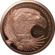(image for) Eagle - Strength, Freedom, Pride 2 oz .999 Pure Copper Round