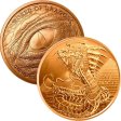 (image for) The Egyptian Dragon #6 (World Of Dragons Series) 1 oz .999 Pure Copper Round