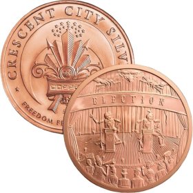 Election Design 5 oz .999 Pure Copper Round