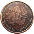 (image for) End Of The Line 1 oz .999 Pure Copper Round (2016 Silver Shield) (Black Patina)