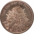 (image for) End the War on Freedom #145 (2020 Silver Shield - Mini Mintage) 2 oz .999 Pure Copper Round