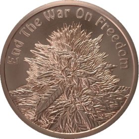 End the War on Freedom #145 (2020 Silver Shield - Mini Mintage) 2 oz .999 Pure Copper Round
