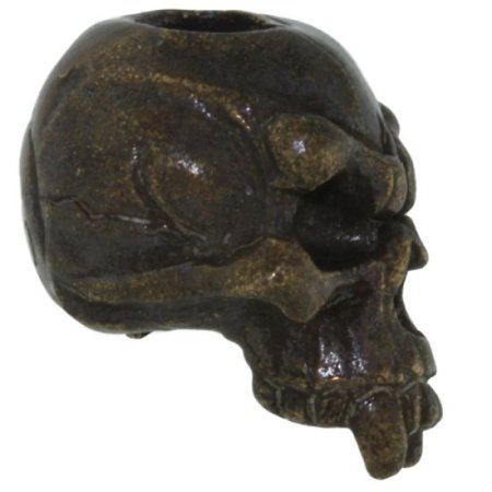 (image for) Fang Skull Bead in Solid Oil Rubbed Bronze by Schmuckatelli Co.