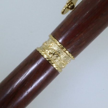 (image for) Faith, Hope, and Love Twist Pen in (Cocobolo Rosewood) 24K Gold