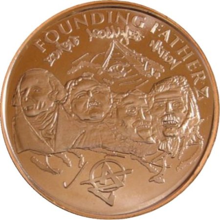 (image for) Founding Fatherz 1 oz .999 Pure Copper Round (8th Design of the ApocalypZe Series)