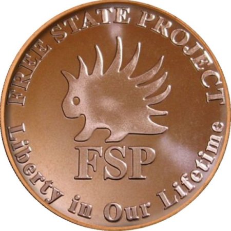 (image for) Free State Project (AOCS) (2010) 1 oz .999 Pure Copper Round