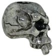 (image for) Fang Skull Bead in Antique Rhodium by Schmuckatelli Co.