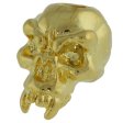 (image for) Fang Skull Bead in 18K Gold Plated Finish by Schmuckatelli Co.