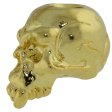 (image for) Fang Skull Bead in 18K Gold Plated Finish by Schmuckatelli Co.