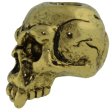 (image for) Fang Skull Bead in 18K Antique Gold Finish by Schmuckatelli Co.