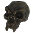 (image for) Fang Skull Bead in Solid Oil Rubbed Bronze by Schmuckatelli Co.