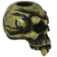 (image for) Fang Skull Bead in Roman Brass Oxide Finish by Schmuckatelli Co.