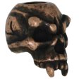 (image for) Fang Skull Bead in Roman Copper Oxide by Schmuckatelli Co.