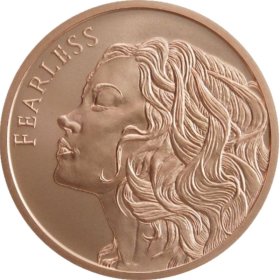 Fearless #114 (2019 Silver Shield - Mini Mintage) 1 oz .999 Pure Copper Round