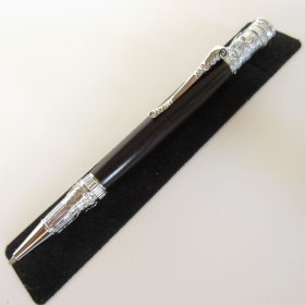 Federal Twist Pen in (Ebony) Chrome