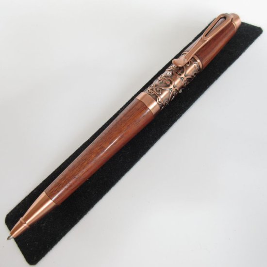 (image for) Fillibelle Twist Pen in (Granadillo Macawood) Antique Copper