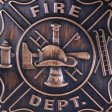 (image for) Fire Department - First Responders Copper Dog Tag Necklace