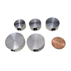 Stainless Steel Flat Round Beads