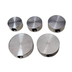 Stainless Steel Flat Round Beads