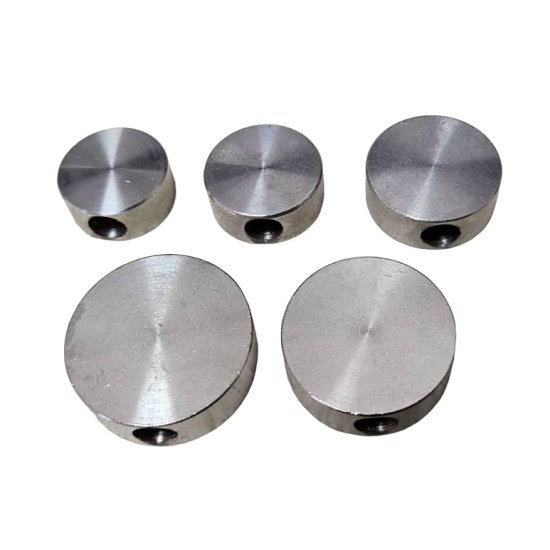 (image for) Stainless Steel Flat Round Beads