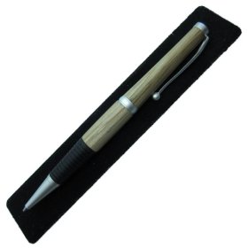 Funline Comfort Grip Pen in (White Oak) Satin Pearl