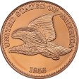 (image for) Flying Eagle 1856 Cent Design 1 oz .999 Pure Copper Round