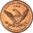 (image for) Flying Eagle 1856 Cent Design 1 oz .999 Pure Copper Round