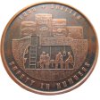 (image for) Food And Shelter 1 oz .999 Pure Copper Round (Black Patina)