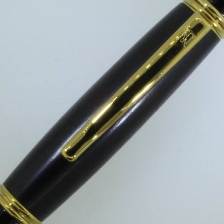 (image for) Gatsby Twist Pen in (Ebony) 24kt Gold