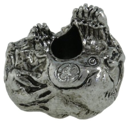 (image for) Gemini Twins Bead in Antique Rhodium Finish by Schmuckatelli Co.