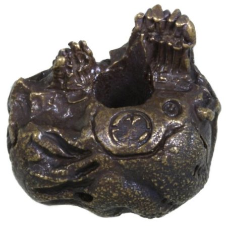 (image for) Gemini Twins Bead in Solid Oil Rubbed Bronze by Schmuckatelli Co.