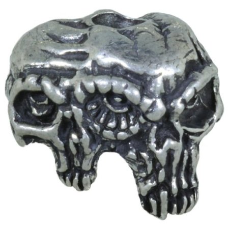 (image for) Gemini Twins Bead in Pewter by Schmuckatelli Co.